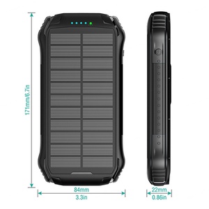 Chargeur solaire portable PD22.5W grande capacité 16000mAh, charge rapide USB, panneau solaire extérieur, batterie lithium haute performance - Product Image 5