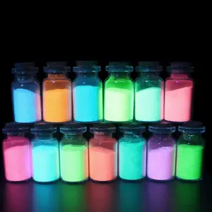 Renkli kızdırma karanlık toz Glow koyu Pigment kaplama ve boya için