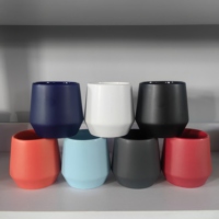 Mug en céramique de porcelaine grande capacité personnalisé en gros, avec logo de marque, design moderne, pour café et lait, impression en gros