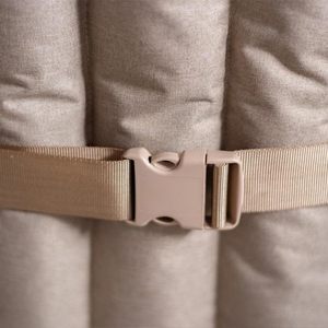 Lits pour chiens élégants et moelleux, respirants, avec motif uni, en fausse fourrure de coton amovible et lavable, confort toutes saisons pour animaux de compagnie - Product Image 4