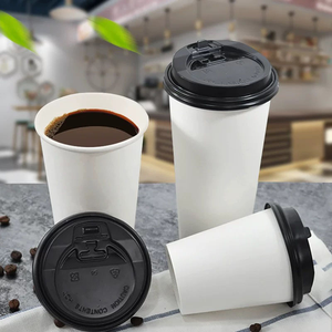 Gobelets en papier à paroi unique Gobelets en papier pour café boisson gratuite Boîte d'emballage pour tasse à café thé Emballage imprimé personnalisé jetable - Product Image 2