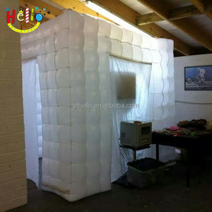 접이식 풍선 LED 사진 디스플레이 스탠드 셀프 서비스 사진 부스 큐브 파빌리온 프린터 풍선 사진 부스 - Product Image 6