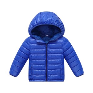 Veste à capuche matelassée chaude d'automne pour enfants vêtements d'extérieur pour filles avec remplissage de plumes coupe-vent Style régulier - Product Image 4