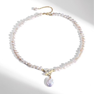 Collar de Perlas Barrocas Naturales para Mujer, Cadena para Clavícula a la Moda con Diseño de Nicho, Nuevo Colgante Elegante - Product Image 4