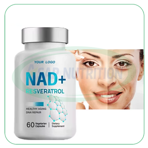 Etiqueta privada Cuidado DE LA PIEL Liposomal Nad Pills Nicotinamid Mononucleotide Suplemento alimenticio Resveratrol Nad Cápsulas - Product Image 2