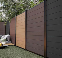 Panel de Cerca de Madera y Plástico Compuesto (WPC) al por Mayor, Cerca de Madera y Plástico Compuesto para Jardín y Hogar