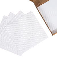 Pochettes à pizza jetables ondulées de 6 à 12 pouces, résistantes à la graisse et absorbant l'huile, en papier épais pour la manipulation et le transport