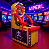 Machine de boxe électronique d'arcade à monnayeur, avec système de rédemption de tickets, modèle King of Fighters, kits de machine de boxe