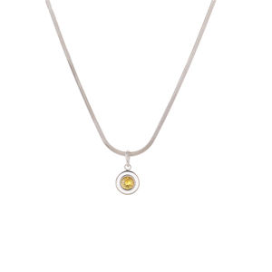 DIY kalung liontin hati warna-warni permen Korea Fashion rantai pisau baja tahan karat Aksesori Wanita grosir - Product Image 6