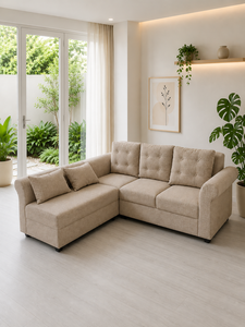 Vibrant Emerald Sudut Origin Square Corner Lounge Set with Eco-Friendly Custom Fabric for Living Room & Hotel - Product Image 4