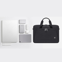 Sac à main pour ordinateur portable élégant et durable de 14 pouces et 16 pouces pour MacBook Windows - Léger, imperméable, antichoc, design portable à bandoulière
