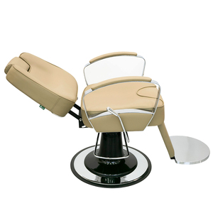 Silla de Estilismo Comercial para Salón, Giratoria 360°, de Cuero PU Impermeable, Ergonómica, para <span class=keywords><strong>Barber</strong></span>ía/Hotel/SPA - Product Image 3