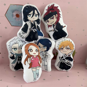 40CM Bleach Kurosaki Ichigo <span class=keywords><strong>Kuchiki</strong></span> Rukia Personnage Collection Poupée Anime Peluche Jouets Oreiller Décoration - Product Image 4