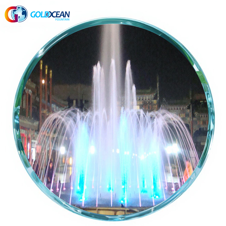 Latest Design Fashionable Indoor Outdoor Decorative Led Music Dance Fountain
