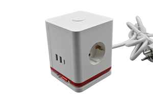 Regleta de Enchufes Inteligente con Extensión USB E-Sun, 3 Tomas de Corriente, 2 Puertos USB-<span class=keywords><strong>A</strong></span> + 1 <span class=keywords><strong>Puerto</strong></span> USB-C, Enchufe Europeo, 16A 250V, Protector de Sobretensión, Cable de Carga - Product Image 5