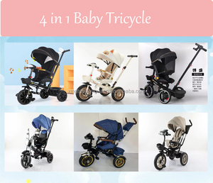 Vélo bébé en acier en promotion, tricycle pour enfants de 2 à 4 ans, jouet à roulettes avec protection de sécurité pour enfants - Product Image 5