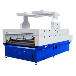 KC New CO2 <b>Fabrics</b> Acrylic Plastic Laser <b>Cutting</b> <b>Machine</b> 2 Laser Heads Water Cooling AI/BMP Support High Productivity - Product Image 2