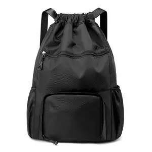 Women's Sports Bags For Men Fitness Large Capacity Drawstring Shoulder Pocket Female Gym Yoga Drawstring Backpack