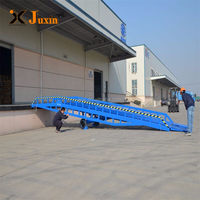 Rampe de chargement hydraulique portable robuste pour conteneurs, camions, chariots élévateurs et quais d'entrepôt