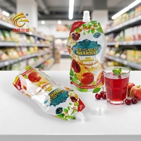 Op maat gemaakte 500ml fruitsapverpakking Doypack zak aluminium gelamineerd hitte verzegelde uitgietzak staande uitgietzak vochtbestendig