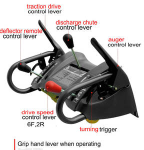 3 المرحلة Snowthrower 420cc 34 "البنزين محرك سلسلة ماكينة إزالة الثلج - Product Image 4