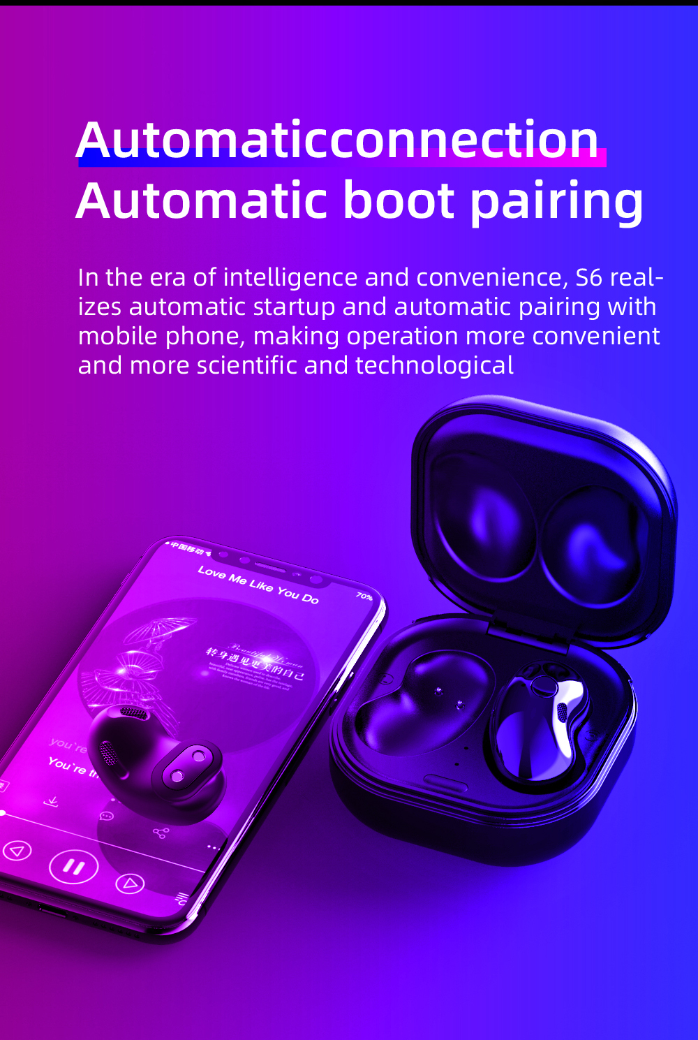 Наушники-вкладыши, настоящие беспроводные стерео мини-наушники, наушники Bt tws гарнитура