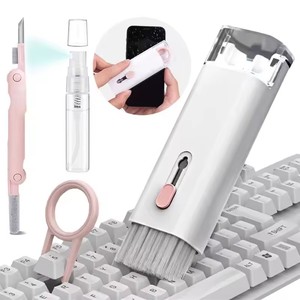 <span class=keywords><strong>Spazzola</strong></span> multifunzione per pulizia del telefono del Computer ABS Set 7 in 1 Eco-amico per la pulizia della polvere della tastiera elettronica del Computer - Product Image 1