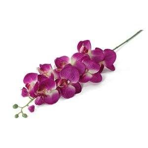 Flor Artificial de seda orquídea Phalaenopsis, venta al por mayor para decoración de estudio fotográfico de fiesta en casa - Product Image 3