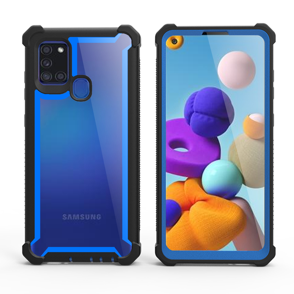 Полноразмерный прочный бампер на заказ, Прозрачный чехол для мобильного телефона Samsung A02s A10s A20s, прозрачные чехлы для сотового телефона Samsung