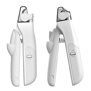 Coupe-ongles pour animaux de compagnie, lumière LED, alimenté par batterie, outil de toilettage pour le soin des griffes des chats - Product Image 1