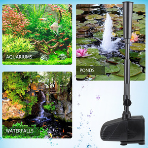 Fabriek Groothandel Prijs Hoge Kwaliteit 350gph <span class=keywords><strong>20W</strong></span> Dubbele Fontein Effect Tuin Vijver Pomp, Dompelpomp - Product Image 5