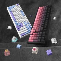 Clavier de jeu mécanique sans fil USB-C personnalisable à 98 %, programmable, rétroéclairage RGB, touches PBT, fréquence de polling 8 kHz, pour ordinateur de bureau