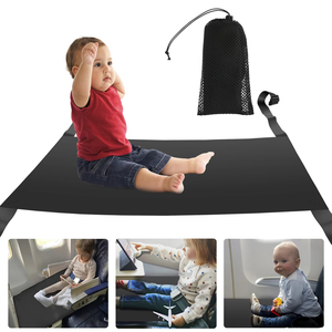 Extensor de asiento de avión para niños, reposapiés, artículos esenciales de viaje, alfombrillas para descansar los pies, cama transpirable para niños y niñas en vuelos - Product Image 5