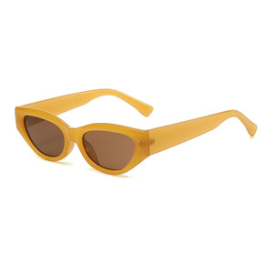 Lunettes de soleil œil de chat colorées, tendance rétro, pour femmes, protection solaire, idéales pour les sorties et les photos de rue - Product Image 4