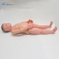 Maniquí de Entrenamiento Infantil Avanzado, Modelo de Simulación de Bebé de Cuerpo Completo para Enseñanza de Enfermería Pediátrica, CE/ISO/ROHS/CNAS