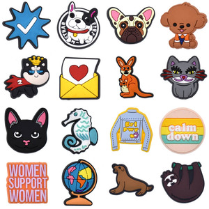 Breloques tendance en PVC pour sabots, guitares, maillots de bain, skateboards, sacs à main, chaussures, pour femmes, sacs, chaussures, pantoufles, sandales, décoration - Product Image 5