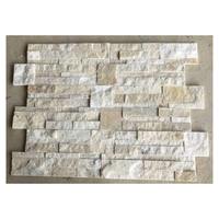 Panneaux de revêtement mural extérieur en quartzite beige naturel, durables, anti-acide, pour villa, hôtel, décoration intérieure
