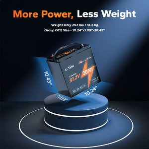 リチウムイオン電池パック30ah LiFePO4ゴルフカート電池<span class=keywords><strong>48V</strong></span>高性能 - Product Image 2