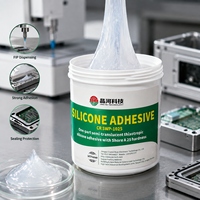 Adhesivo de Silicona Impermeable Dispensable FIP, Alta Resistencia al Desgarro 20N/mm, Buena Tixotropía, Adhesivo de Silicona para Electrónica Médica