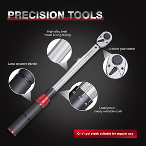 Llave Dinamométrica de 1/2 Pulgada, 20-220N.M, Llave de Trinquete Manual Profesional para Automóvil, Llave Dinamométrica Ajustable en Venta - Product Image 5