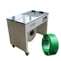 Machine de cerclage automatique Strapack à moteur unique pour palettes et cartons, outil de cerclage électrique sur table haute