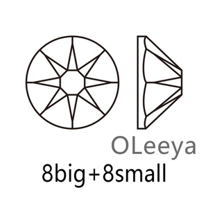 Oleeya Premium Cristales de Strass de Vidrio de 16 Facetas con Base Dorada, Sin Fijación en Caliente, para Vasos, Bikinis y Vestidos - Product Image 6