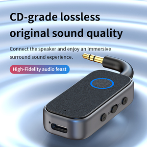 Transmisor y <span class=keywords><strong>Receptor</strong></span> Inalámbrico <span class=keywords><strong>Bluetooth</strong></span> <span class=keywords><strong>con</strong></span> Conector Auxiliar para Auriculares, Versión <span class=keywords><strong>con</strong></span> Batería M2, para Auto, TV y Avión - Product Image 3