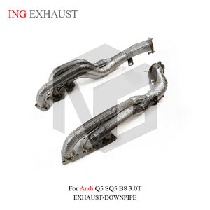 เฮดเดอร์ไอเสียสำหรับ <span class=keywords><strong>Audi</strong></span> SQ5 3.0T ท่อไอเสีย <span class=keywords><strong>AQ5</strong></span> B8 ทำจากสแตนเลสสตีล Ss304 ของแท้ พร้อมปลายท่อไอเสีย - Product Image 2