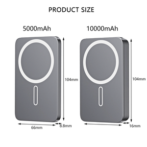 סיטונאי חשמל מגנטי סופר רזה בנק חשמל אלחוטי נייד <span class=keywords><strong>10000</strong></span> חיצוני - Product Image 4