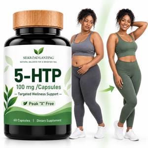 Cápsulas de 5-Hidroxitriptófano 100mg de Marca Privada OEM, 5-HTP para el Equilibrio Diario y Apoyo del Estado de Ánimo, Suplemento Dietético al por Mayor - Product Image 1