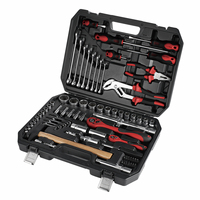 Kit d'outils mécaniques pour la maison, poignée à cliquet, douille, boîte De clé à cliquet, 1/4 pouces, jeu d'outils manuels