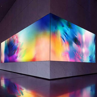 Pas de pixels fins à économie d'énergie P0.9 P1.2 P2.0 P2.5 Panneau mural vidéo LED Publicité fixe d'intérieur pour les métros des magasins de détail