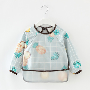 Bavoir pour bébé à manches longues avec tablier de poche pour enfant - Product Image 6