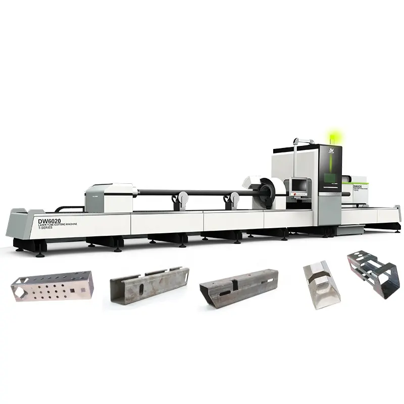 Customization Economical Easy To Use Copper Metal Tube Fiber Laser Tube Cutter 1000w 2000w 3000w For Metal Steel Aluminum Tube